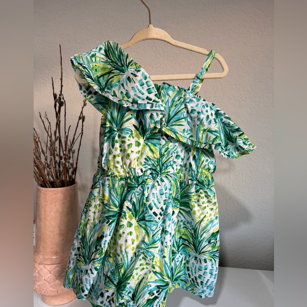 One shoulder floral Janie & Jack dress